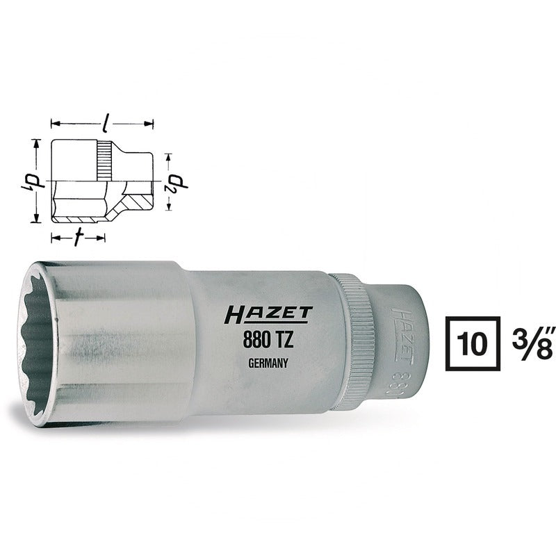 Hazet Doppel-6Kt.-Steckschluessel-Einsatz – 60 mm SW 15