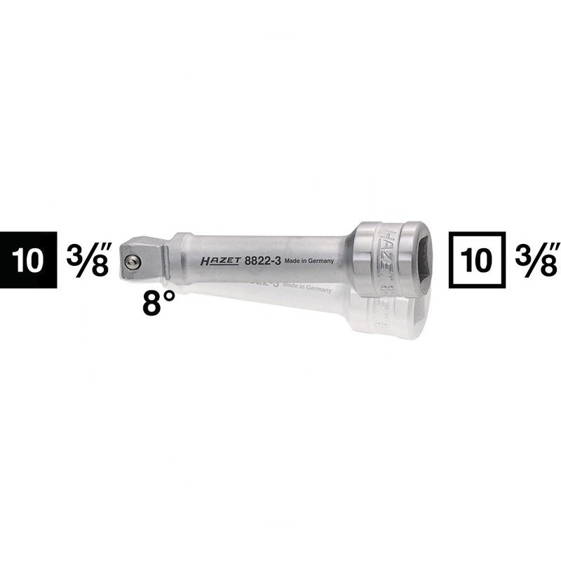 HAZET Schwenkbare Verlaengerung 10 (3/8") – 74 mm