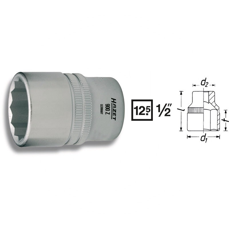 Hazet Doppel-6Kt.-Steckschluessel-Einsatz – 46 mm