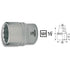 Hazet Doppel-6Kt.-Steckschluessel-Einsatz – 38 mm SW 9/16