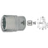 Hazet Doppel-6Kt.-Steckschluessel-Einsatz – 38 mm SW 14