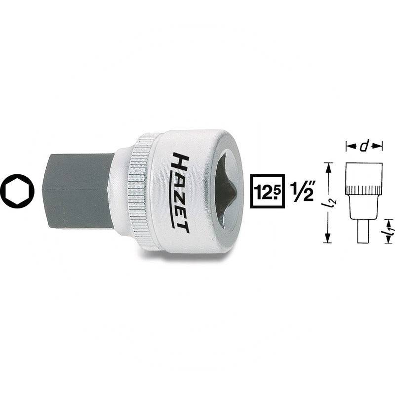 Hazet Schraubendreher-Einsatz – 38 mm SW 6