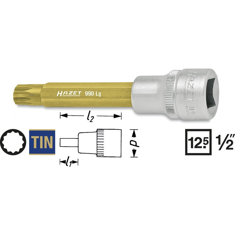 Hazet Schraubendreher-Einsatz – 100 mm SW M12