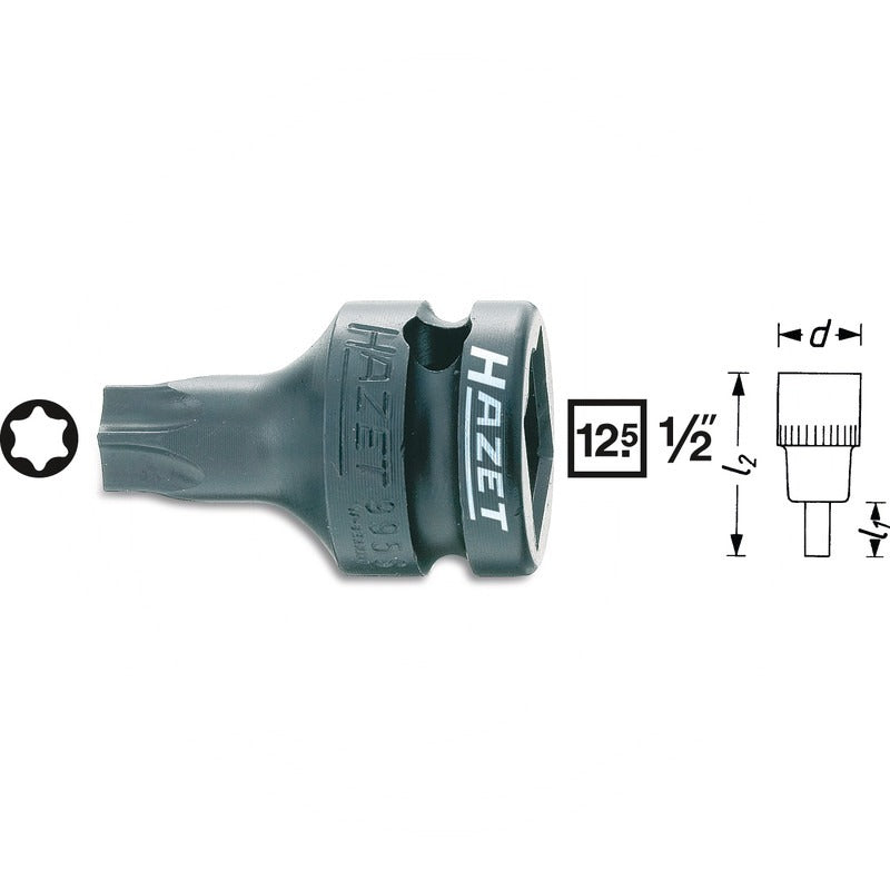Hazet TORX® Kraft-Schraubendreher-Einsatz – 40 mm