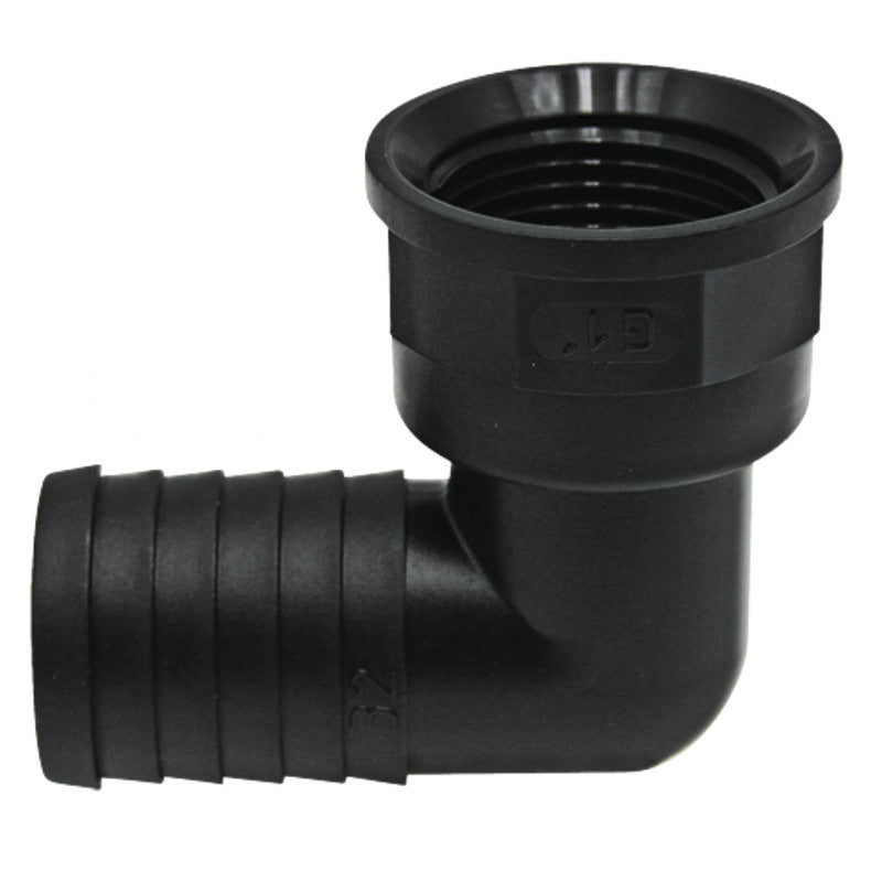 ARAG Schlauchtülle 90°, Ø 25mm x IG 3/4"