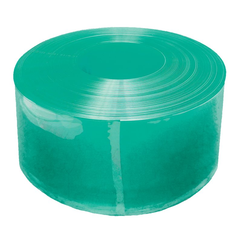 Patura PVC-Streifenvorhang 300 x 3 mm 25 m Rolle grün transparent 503041 Patura