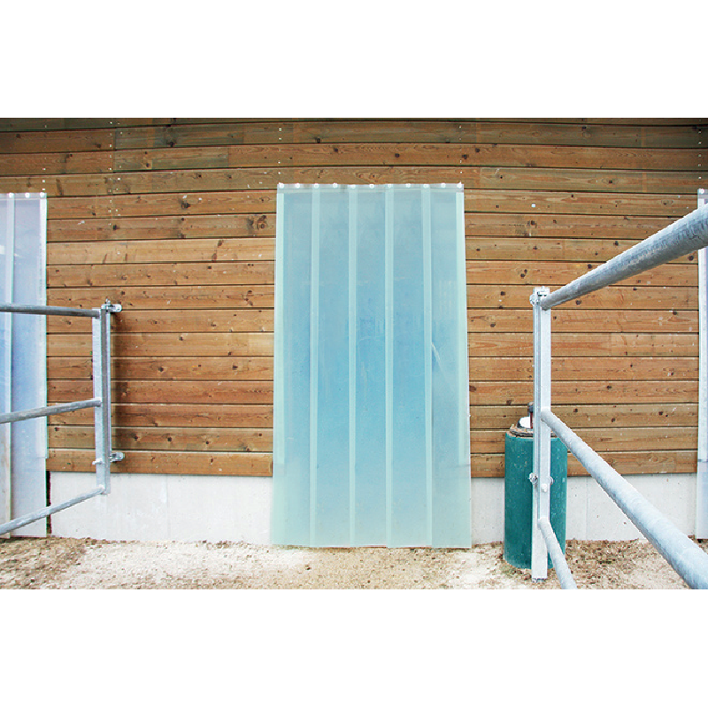 Patura PVC-Streifenvorhang 300 x 3 mm 25 m Rolle grün transparent 503041 Patura