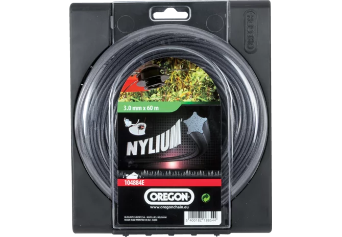 Oregon Nylium Starline Mähfaden Sternprofil 3,0 mm x 60 m GartenShop24 - Hochwertige Gartengeräte