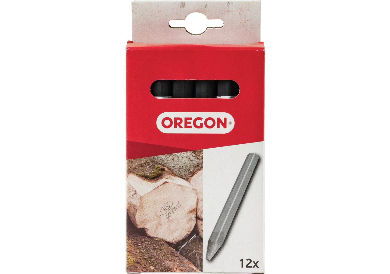 Signierkreide Oregon-Crayon schwarz Pack 12 Stk Oregon