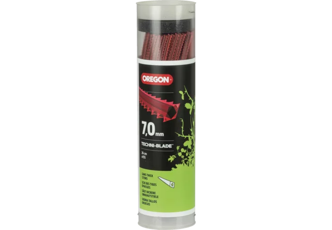Oregon Mähfaden Techni-Blade Sägezahn 7,0 mm x L 26 cm, Pack 155 Stk 525244 Oregon
