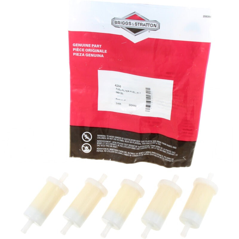 BRIGGS & STRATTON Kraftstofffilter Vorteilspack (VPE 5) – 7154266 BRIGGS & STRATTON