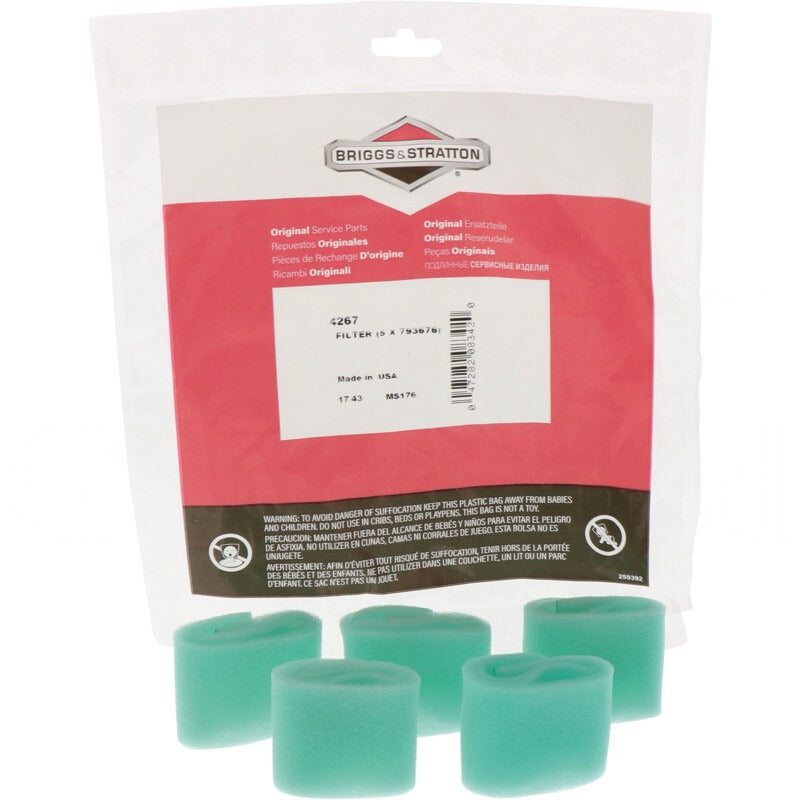 BRIGGS & STRATTON VPE5 Vorfilter Vorteilspack ( 5) – 7154267 BRIGGS & STRATTON
