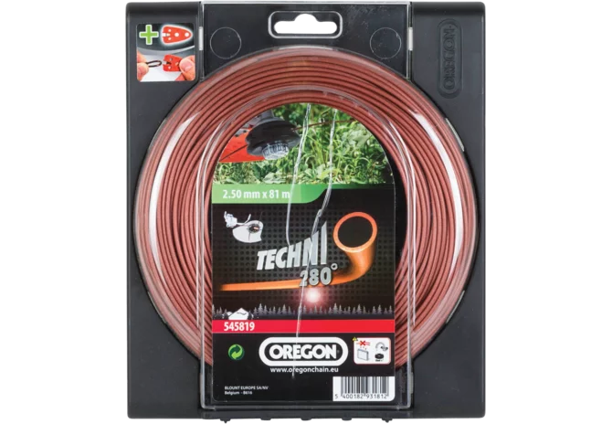 Oregon Mähfaden Rund Techni 280 – 2,5 mm x 81 m GartenShop24 - Hochwertige Gartengeräte