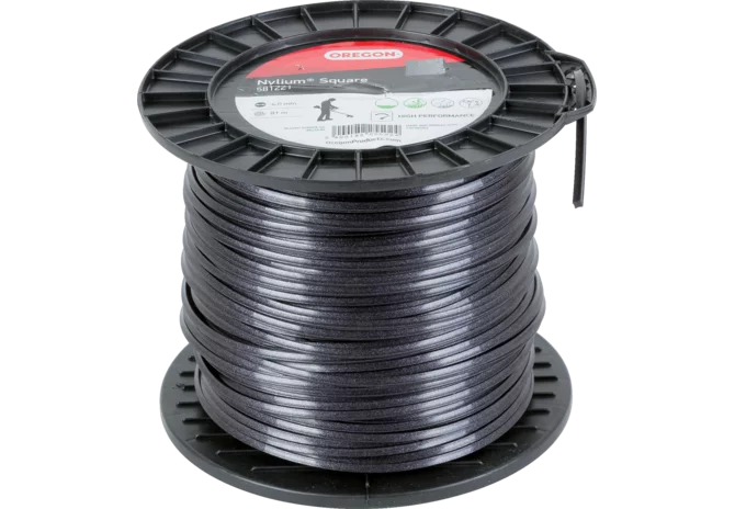 Mähfaden 4-Kant Oregon Nylium Quadratisch 4,0 mm x 81 m GartenShop24 - Hochwertige Gartengeräte