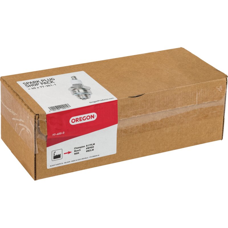 Oregon Zündkerze Oregon Werkstattpackung 50 Stk 77-301-1, 40 Stück 77-400-0