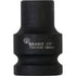 GRANIT BLACK EDITION 1/2" 6Kant-Kraft-Stecknuss, kurz, 10mm – 38 mm