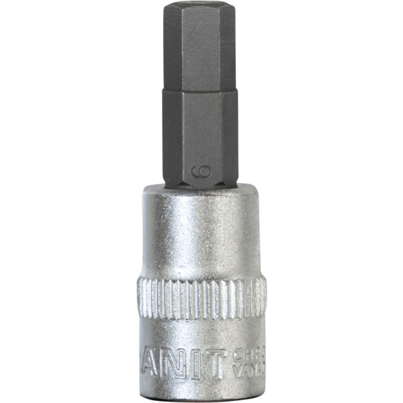 GRANIT BLACK EDITION 1/4" Bit-Stecknuss Innensechskant, 8 mm – 37 mm