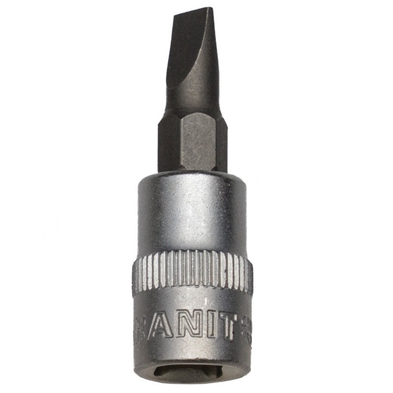 GRANIT BLACK EDITION 1/4" Bit-Stecknuss Schlitz, 5,5 mm – 37 mm