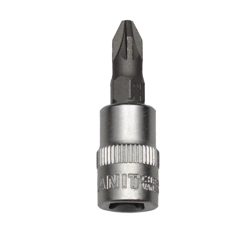 GRANIT BLACK EDITION 1/4" Bit-Stecknuss, PZ2 – 37 mm