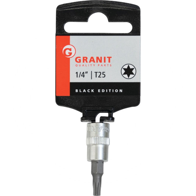 GRANIT BLACK EDITION 1/4" Bit-Stecknuss TX, T25 – 37 mm – Bild 2