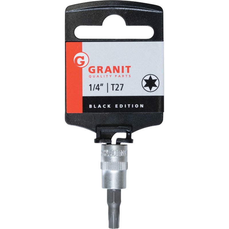GRANIT BLACK EDITION 1/4" Bit-Stecknuss TX, T27 – 37 mm – Bild 2