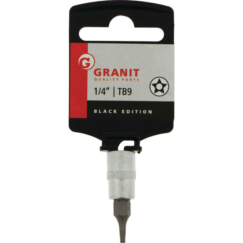 GRANIT BLACK EDITION 1/4" Bit-Stecknuss TX-stern TB9 – 37 mm – Bild 2
