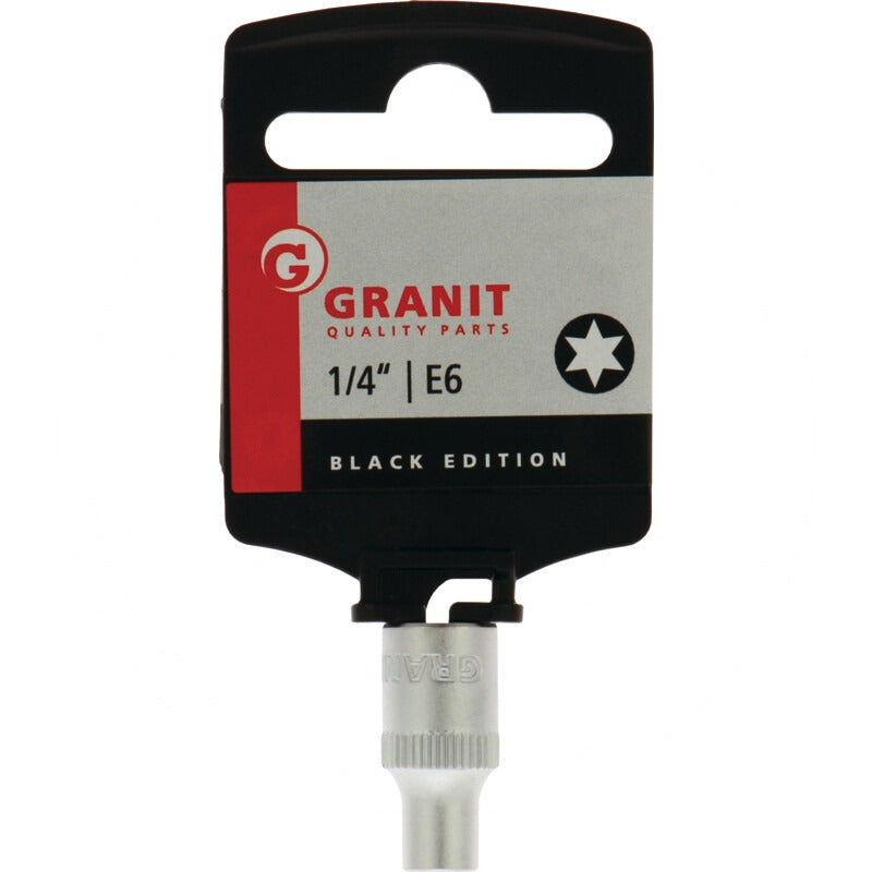 GRANIT BLACK EDITION 1/4" TX-E-Stecknuss, E6 – 25 mm – Bild 2