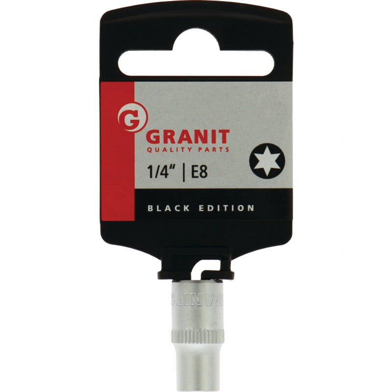 GRANIT BLACK EDITION 1/4" TX-E-Stecknuss, E8 – 25 mm – Bild 2