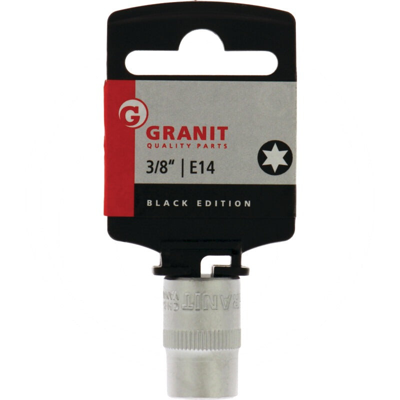 GRANIT BLACK EDITION 3/8" TX-stern-E-Stecknuss, E14 – 18 mm – Bild 2