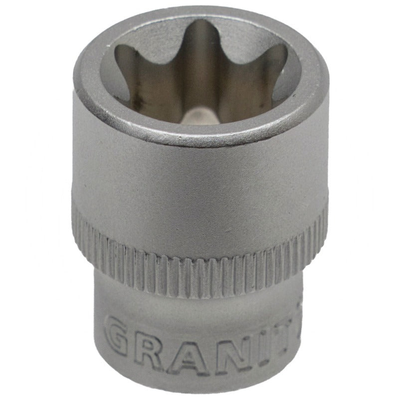 GRANIT BLACK EDITION 3/8" TX-stern-E-Stecknuss, E18 – 22 mm