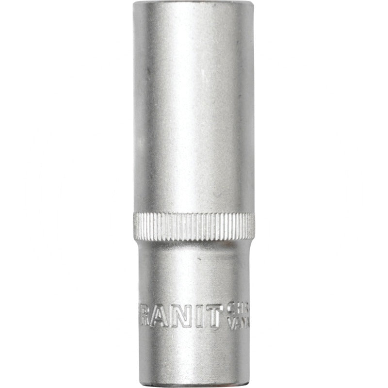 GRANIT BLACK EDITION 1/2" Sechskant-Stecknuss, lang, 17 mm – 75 mm