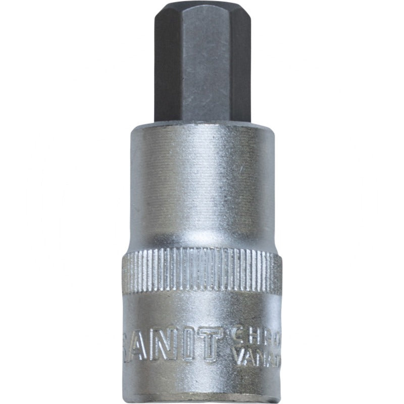 GRANIT BLACK EDITION 1/2" Bit-Stecknuss Innen6kant kurz 12mm – 55,2 mm