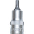 GRANIT BLACK EDITION 1/2" Bit-Stecknuss Innen6kant kurz 4mm – 55,2 mm