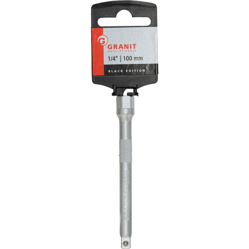 GRANIT BLACK EDITION 1/4" Verlängerung, mit Antriebssechskant – 100 mm – Bild 2