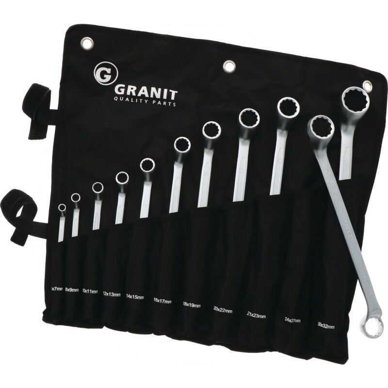 GRANIT BLACK EDITION Doppel-Ringschlüssel-Satz, 6-32 mm