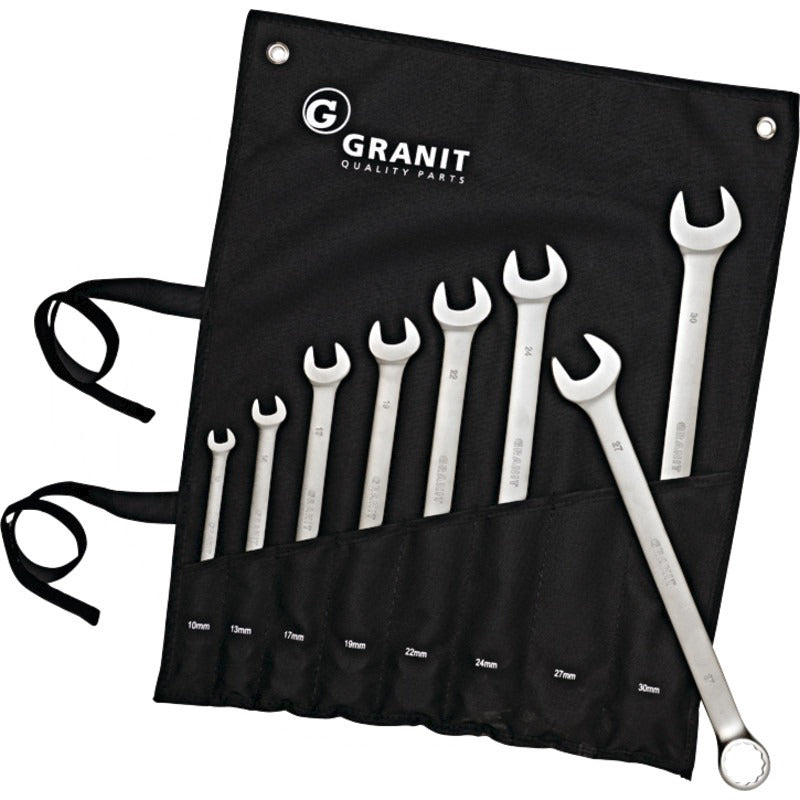 GRANIT BLACK EDITION XL-Ringmaulschlüssel-Satz, 10-30 mm