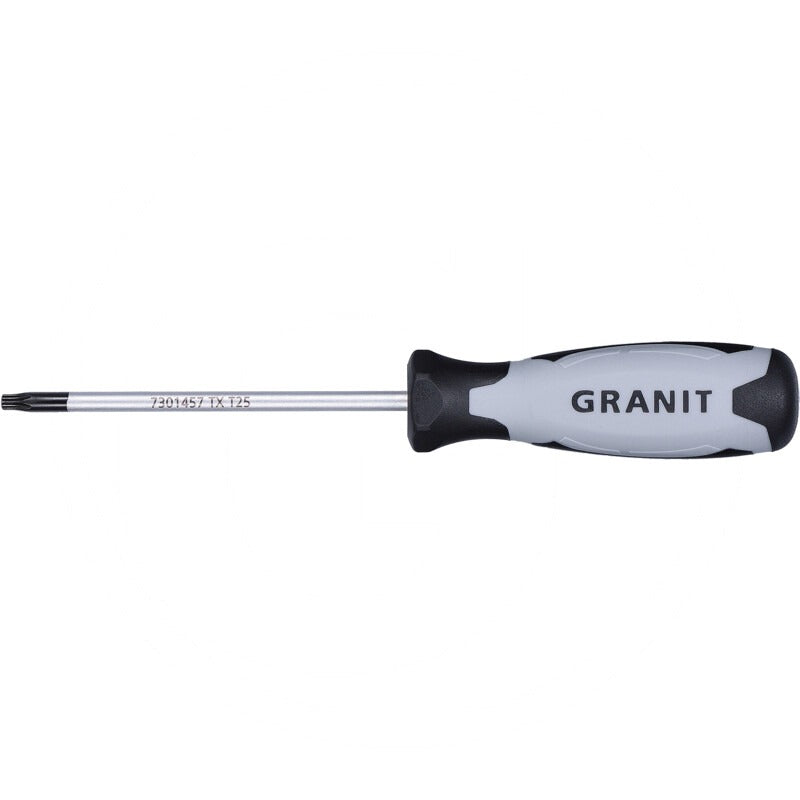GRANIT BLACK EDITION Schraubendreher TX25 passend für TORX® Schrauben – 100 mm