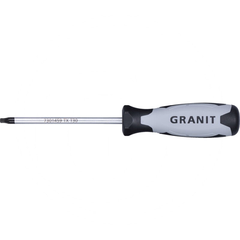 GRANIT BLACK EDITION Schraubendreher TX30 passend für TORX® Schrauben – 125 mm