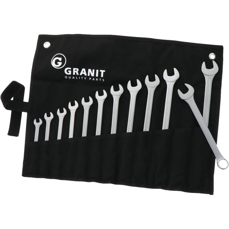 GRANIT BLACK EDITION Ring-Maulschlüssel Satz, 1/4" - 7/8" – Bild 2