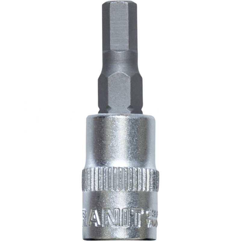 GRANIT BLACK EDITION 1/4" Bit-Stecknuss Innensechskant,3/16" – 37 mm