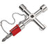 KNIPEX Schaltschrankschlüssel – 76 mm – Bild 2