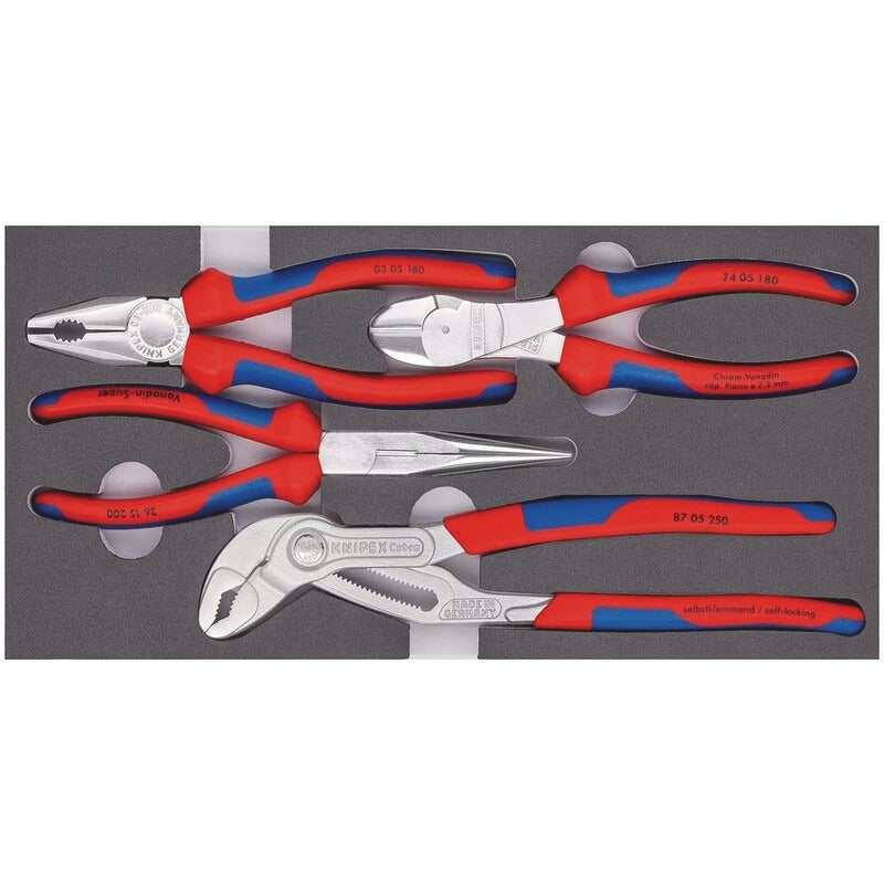 KNIPEX Zangen-Set "Basic Chrom"