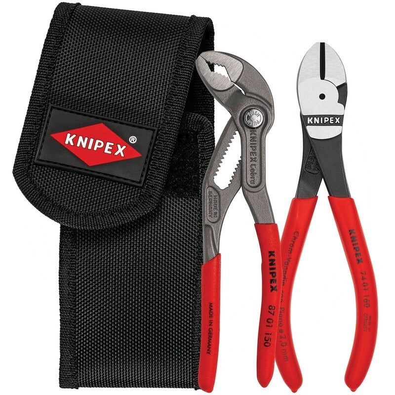 KNIPEX Zangenset in Gürteltasche