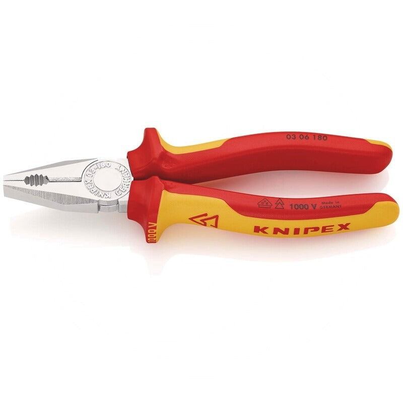 KNIPEX Kombizange – 180 mm Cu-Kabel 12