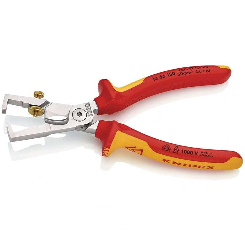 KNIPEX Kabelschere mit Abisolierfunktion Technische Daten Breite: 85 mmHöhe: 29 m – Bild 2