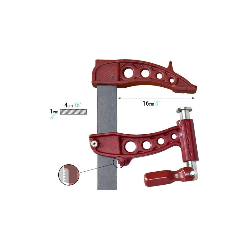 PIHER Schraubzwinge PIHER MAXI R-30 cm – Bild 3