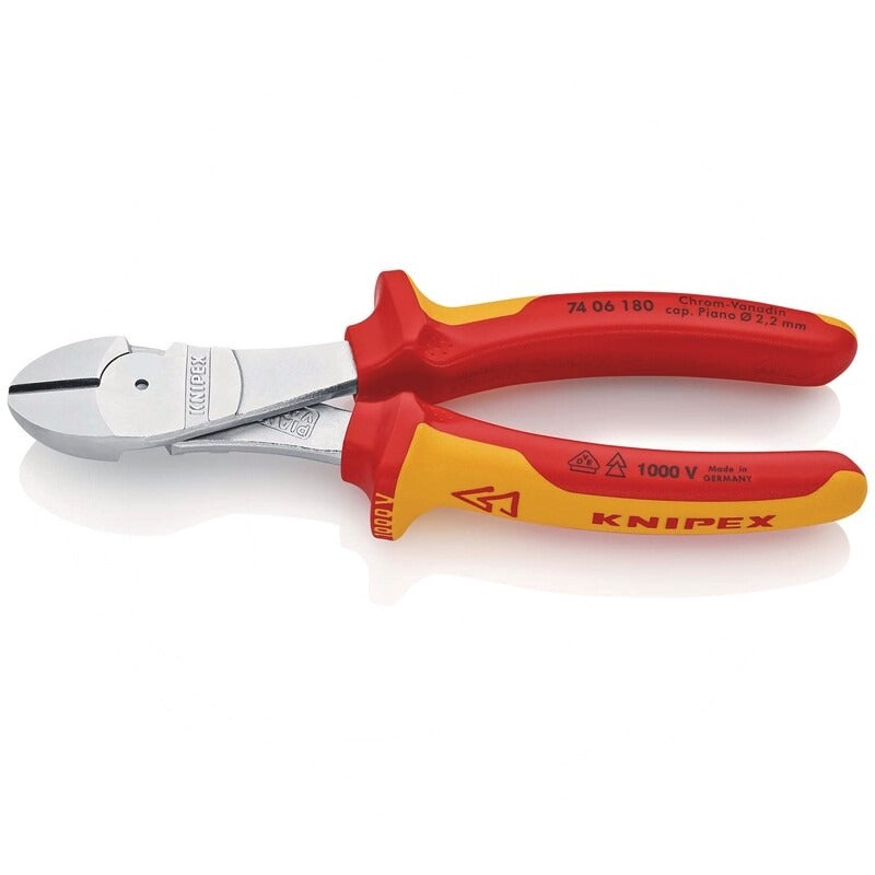 KNIPEX Kraft-Seitenschneider – 180 mm Technische Daten Breite: 57 mmHöhe: 26 m
