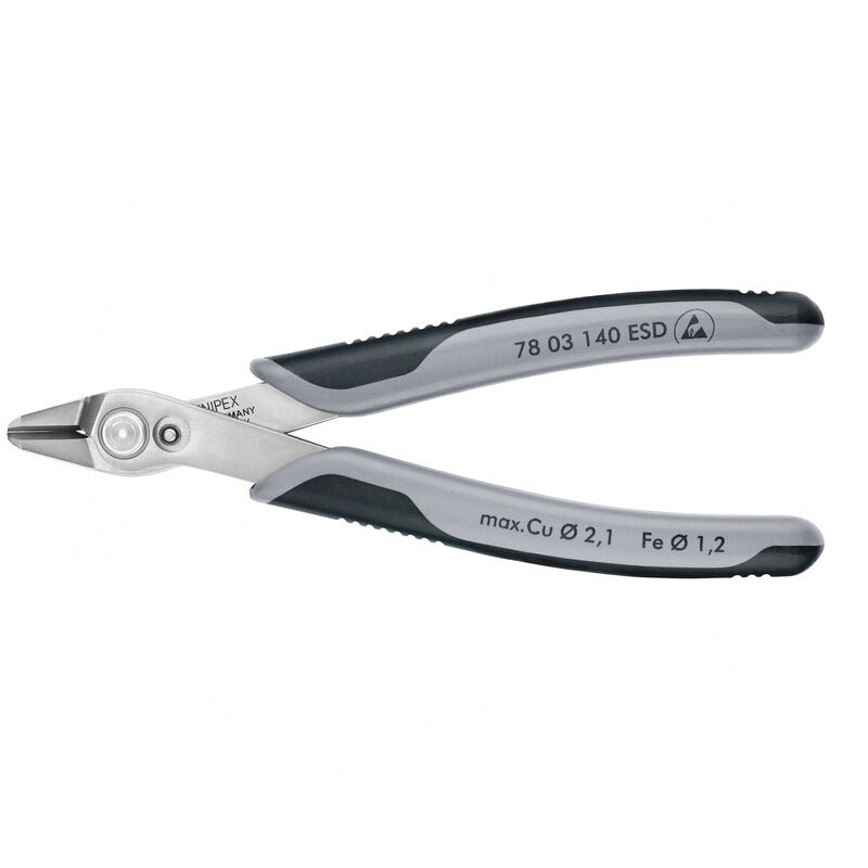 KNIPEX Electronic-Super-Knips® ESD Technische Daten Breite: 84 mmHöhe: 10 m