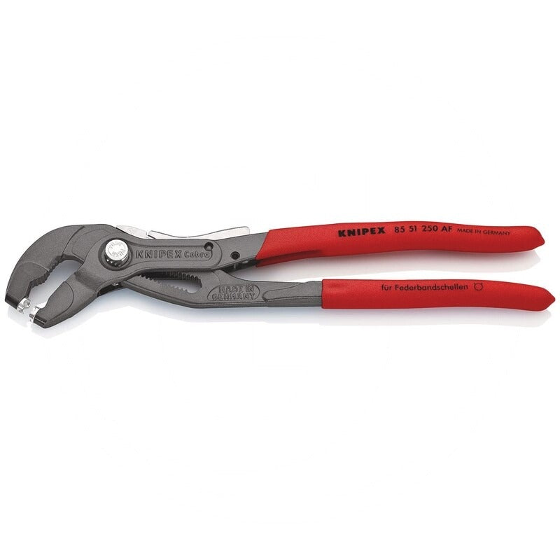 KNIPEX Federbandschellenzange – 250 mm Einstellungspositionen 19