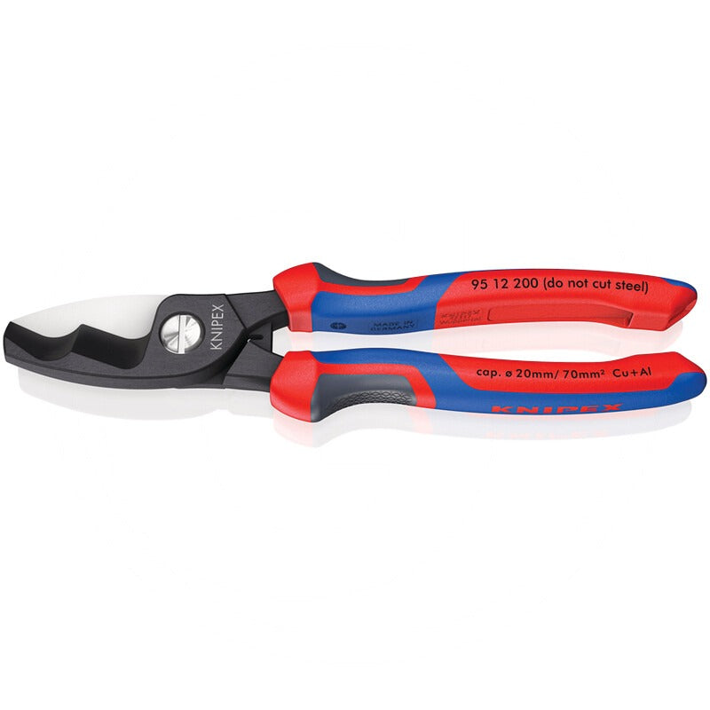 KNIPEX Kabelschere Ausführung mit Vor- und Nachschnitt (1.